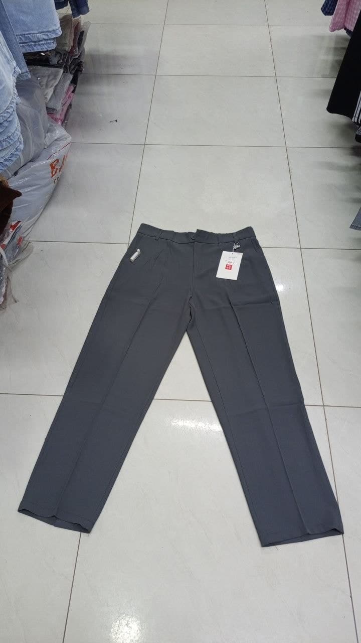 Kulrang klassik shim — to'g'ri bichim